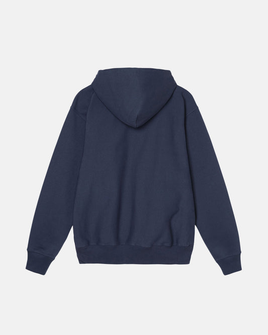 STOCK LOGO ZIP HOODIE