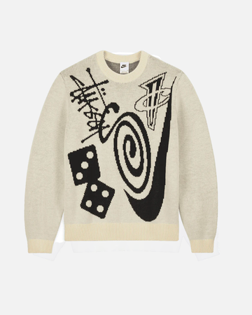 Maglione lavorato a maglia Nike x Stussy